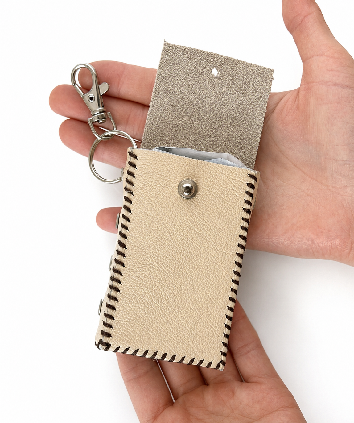 Butter Yellow Cigarette keychain Case