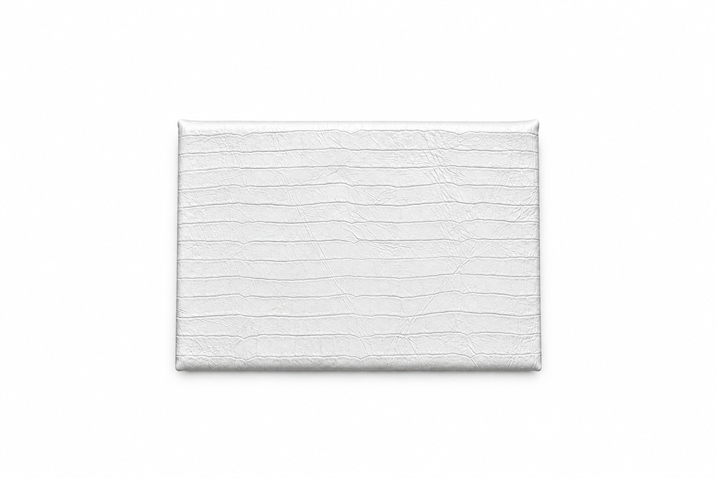 White Leather Corset Laptop Case