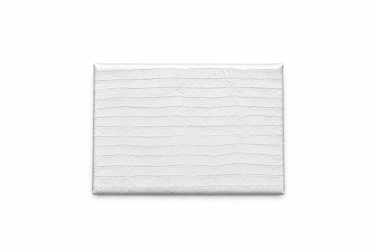 White Leather Corset Laptop Case