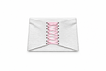 White Leather Corset Laptop Case