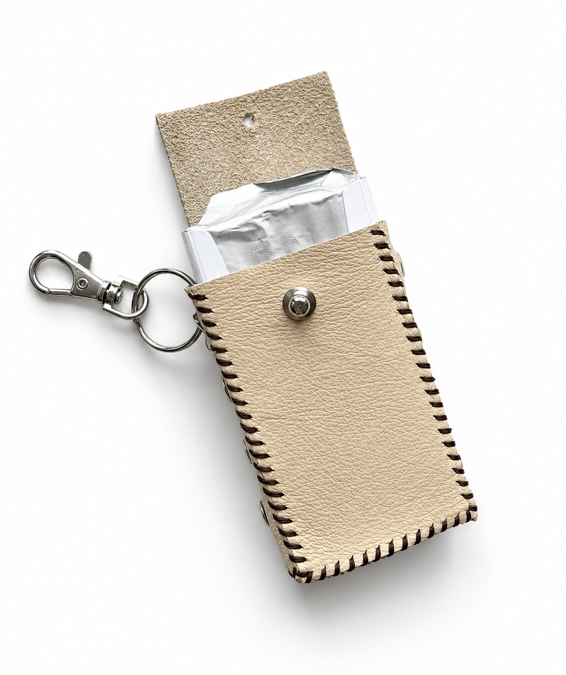 Butter Yellow Cigarette keychain Case