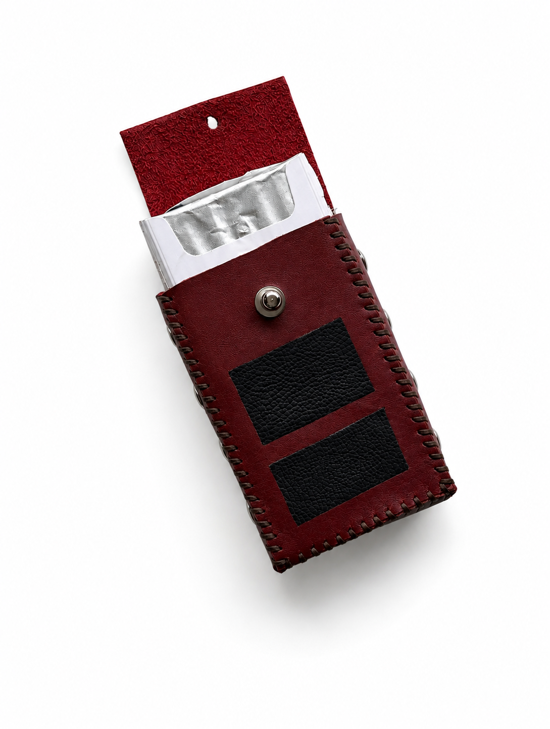 Red Double Square Cigarette Case