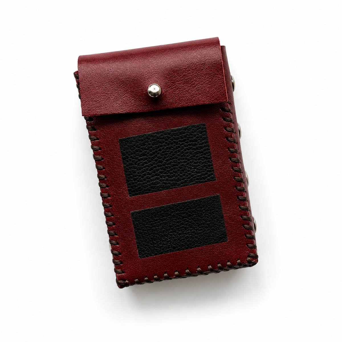 Red Double Square Cigarette Case